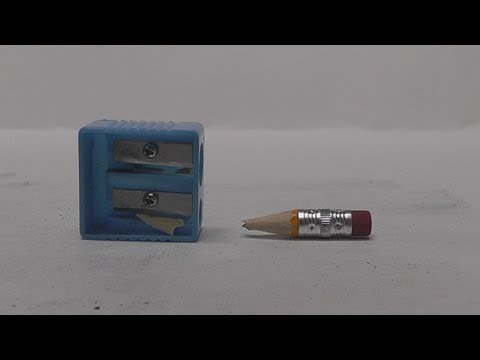 Pencil Unsharpening (time lapse / speed version)
