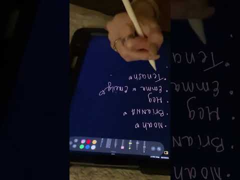 ASMR WHISPERING & WRITING OUT SUBSCRIBERS NAMES ON MY IPAD PART 4