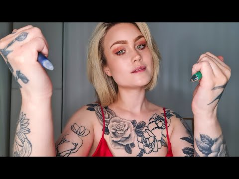Asmr Stippling And Drawing On Your Face