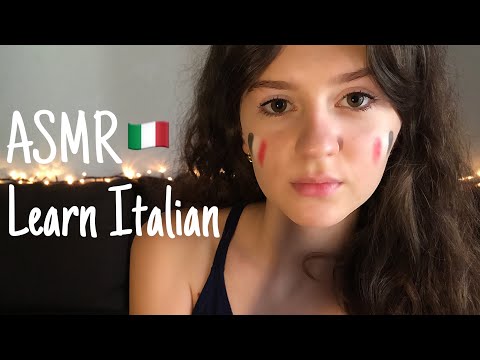 АСМР Урок Итальянского Языка 🇮🇹 || ASMR Learn Italian Language 🇮🇹