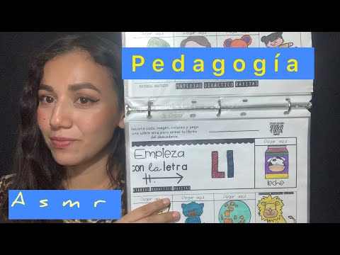 ASMR RP MAESTRA DE APOYO TE ENSEÑA A LEER “ SOFT SPOKEN