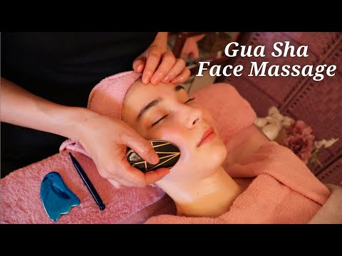 ASMR Japanese Professional Gua Sha Face Massage