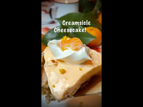 ASMR Quick Creamsicle Cheesecake! Full length video coming up Tuesday!