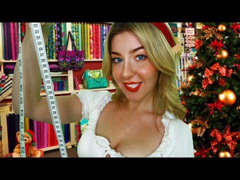 ASMR THE VERY INAPPROPRIATE HOLIDAY MEASURING 🎄