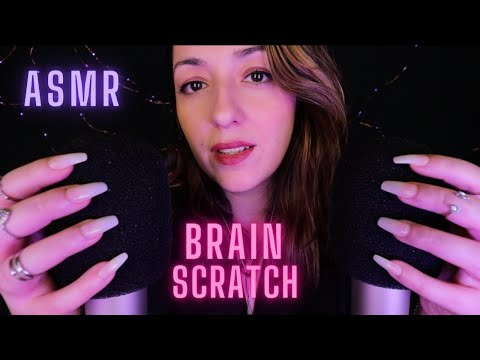 ASMR | Brain (Mic) Scratching | Your Brain Will Tickle! | Binaural Sounds for Deep Sleep