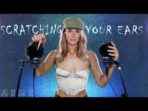 ASMR for sleep | SCRATCHING MIC | ear to ear whispering close up