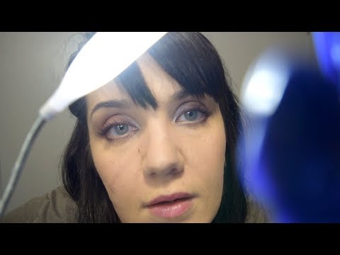 ASMR Medical Roleplay - Removal of Stitches, Glove Sounds, Light Triggers
