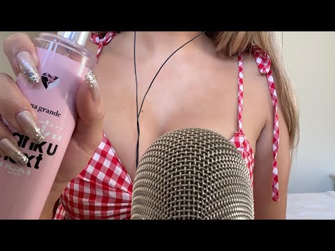 ASMR Tapping and liquid sounds ✨