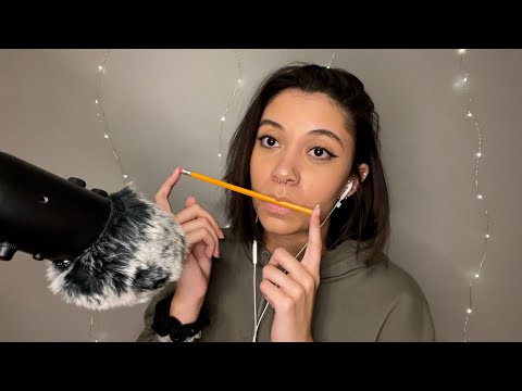 ASMR More Pencil Nibbling (Mouth Sounds & Teeth Sounds)