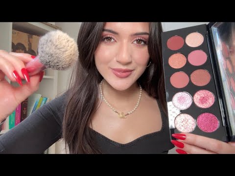 ASMR Doing You & My Makeup with New Luxury Makeup Products 🩷✨