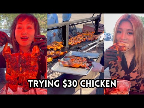TRYING $30 CHICKEN on the street!