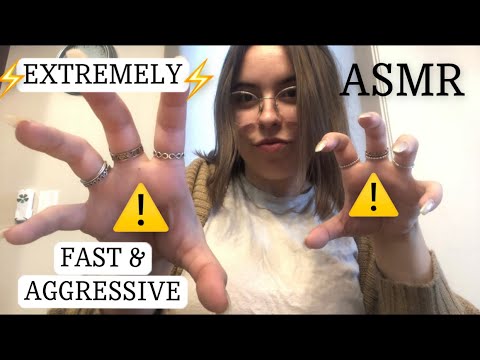 EXTREMELY ⚠️⚡️FASTEST AND MOST AGGRESSIVE ASMR NO TALKING
