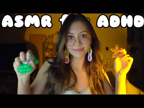 ASMR for ADHD (Fidget Toys, Follow My Instructions, Fast Chaotic Triggers)