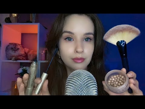 ASMR I'll do Your MAKEUP MOUTH SOUNDS Role play