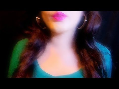 ASMR Kissing Sounds and Whispering (Close Up)