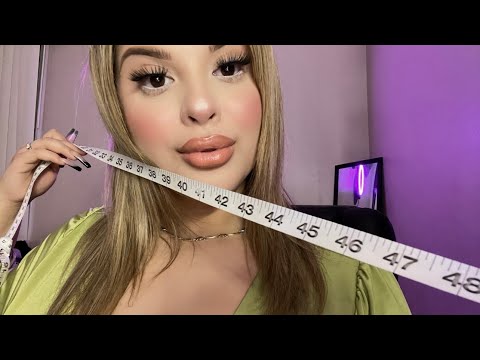 ASMR measuring your face in 7 mins SOFT speaking roleplay