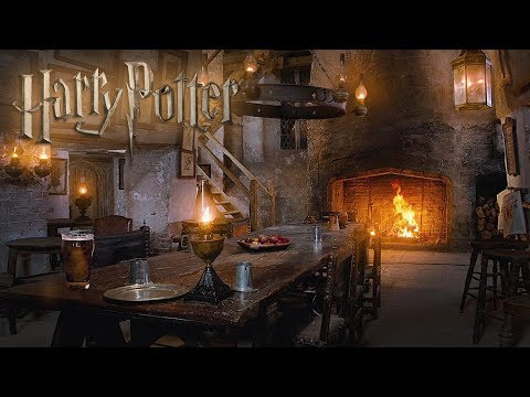 Leaky Cauldron [ASMR] + Inn Room ⚡ Harry Potter Ambience ⋄ Cinemagraph