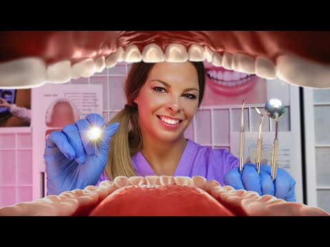 (Magyar ASMR) Relaxáló fogorvosi vizsgálat 🦷(Röntgen, Fogtisztítás, Fogfehérítés) | Orvosi Roleplay