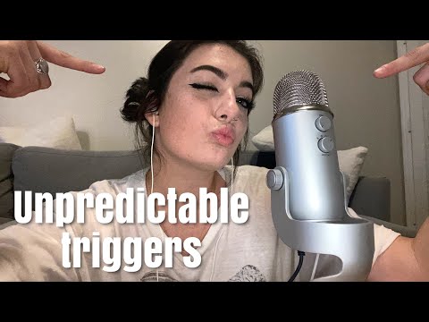 ASMR | unpredictable fast and aggressive triggers for tingles | ASMRbyJ