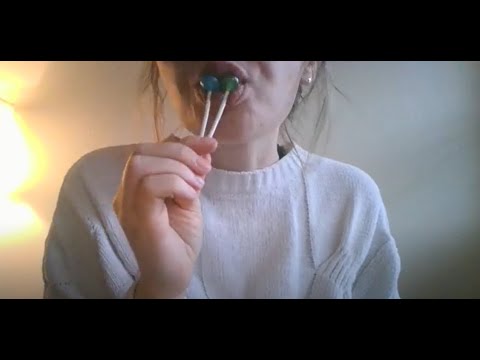 Lollipop licking and sucking ASMR aka the best mouth sounds! (part 1)