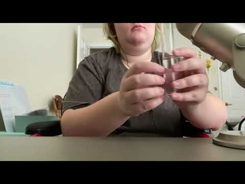 ASMR Glass Test Tube and Water Sounds