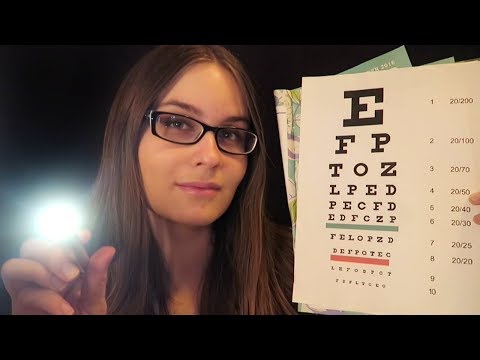ASMR Eye Exam Roleplay (Light, Eye Chart, 1 or 2)