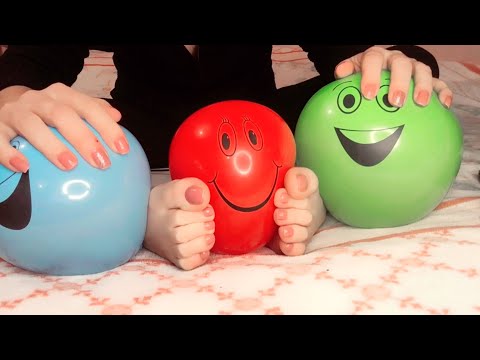 FAST AND AGGRESSIVE BALLOON SCRATCHING ASMR | RELAXING SOUNDS 🎈