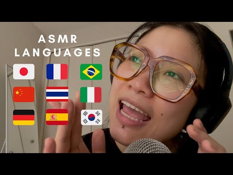 ASMR IN 10 DIFFERENT LANGUAGES (spanish, german, chinese...etc)