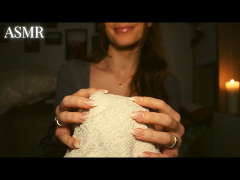 ASMR for Charity | Rain and Thunder Sounds for Sleep (Towel Scratching over Mic)