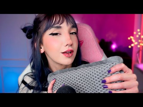 ASMR | 1 Hour Bassy Sounds (Mic Blowing, Mouth Sounds, Tapping, Scratching)