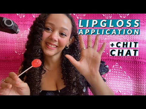 LipGloss Application & Chit Chat ASMR