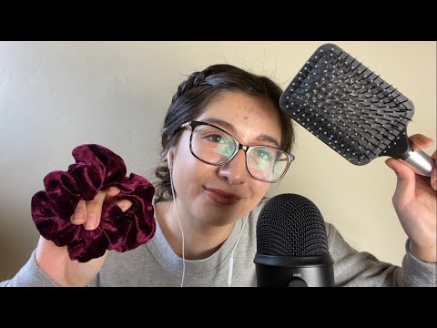 ASMR Braiding Your Hair In 1 Minute  Roleplay