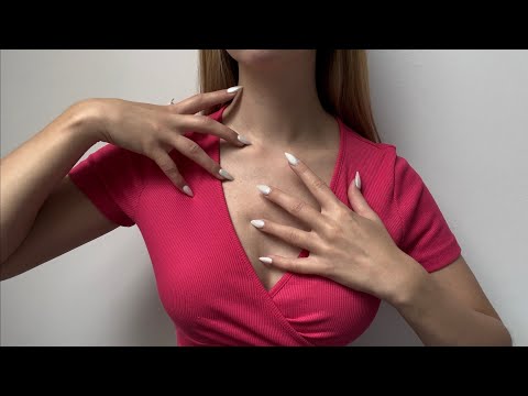ASMR but ONLY BODY TRIGGERS👄 (collarbone tapping, hand rubbing, breathing..)
