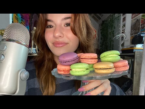 [ASMR] EATING MACARONS (eating sounds)