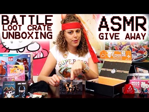 Toy Tingles 11 - ASMR Pirates vs. Ninja Loot Crate Unboxing, Tapping, Scratching, Crinkles Triggers