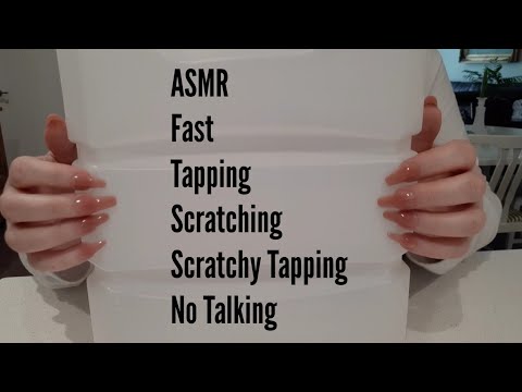 ASMR Fast Tapping,Scratching and Scratchy Tapping-No Talking