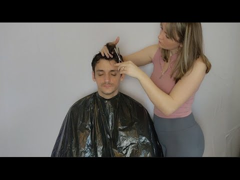 ASMR Hairdresser 💇‍♂️ Realistic HAIRCUT & Blow Dry on Jeremy (Roleplay for SLEEP) 😴