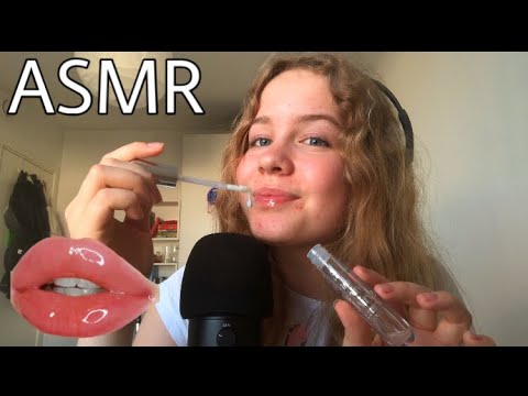 ASMR 100 layers of lipgloss 💄 (mouth sounds) 👄