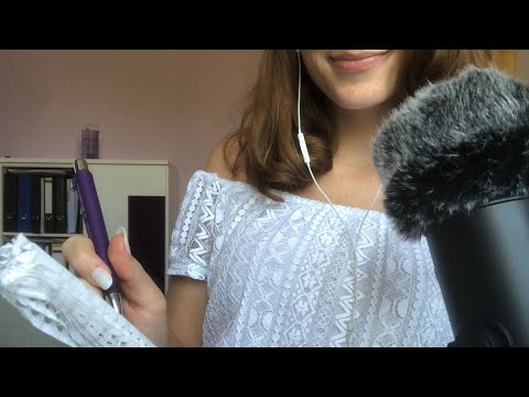 ASMR - Teaching you FRENCH (Tracing, counting, ...)🤓