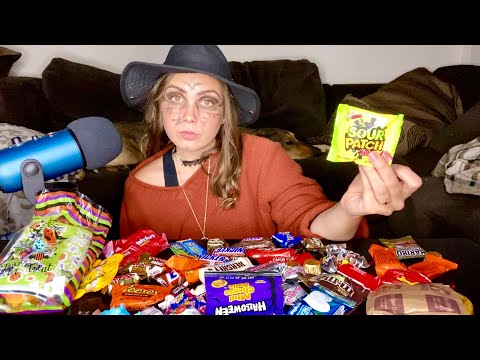 ASMR || 🍫🍫🍫Halloween Candy Haul🍫🍫🍫 (whispering, crinkling, tapping, sorting)