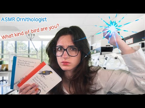 ASMR What Kind of Bird Are You?? (Ornithologist Roleplay) | Books, Typing, Inaudible Whispers
