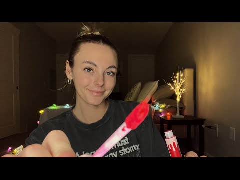 Doing your makeup for a Christmas Party 🎊 ASMR