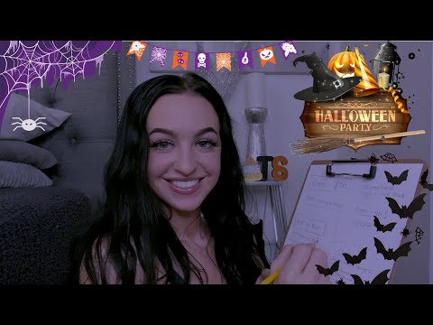 [ASMR] Big Sis Helps Plan YOUR Halloween Party RP | Writing, Typing, Tingles!
