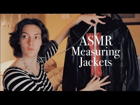 ASMR Measuring Leather Jackets