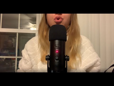 ASMR Mouth Sounds Variety- Wet Mouth, Tongue Clicking, Gum Chewing, Eating, Vaping, Blowing, sk