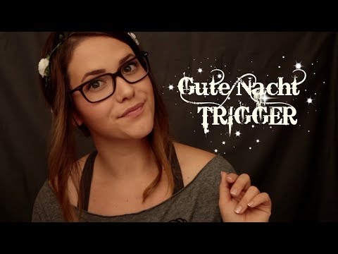 ASMR Gute Nacht TRIGGER ⋆✧⋆ Follow the Pen, Lid Sounds & Unintelligible Whispers in German/Deutsch