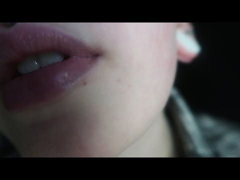 ASMR | Slow Lens Licking (+Some Mouth Sounds) & Lens Touching/Tracing