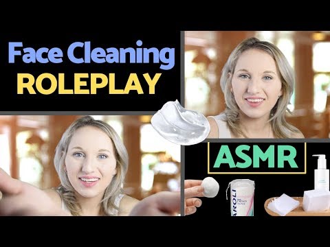 [ASMR] Face Cleaning ROLEPLAY 💆 Personal Attention & Whispers || Close-Up