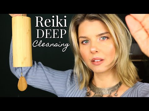 ASMR Soft Spoken Deep Cleansing & Clearing/Healing with Chimes, Smoke and Crystals/Reiki with Anna