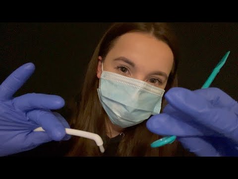 asmr dentist exam & teeth cleaning roleplay 🦷 🪥